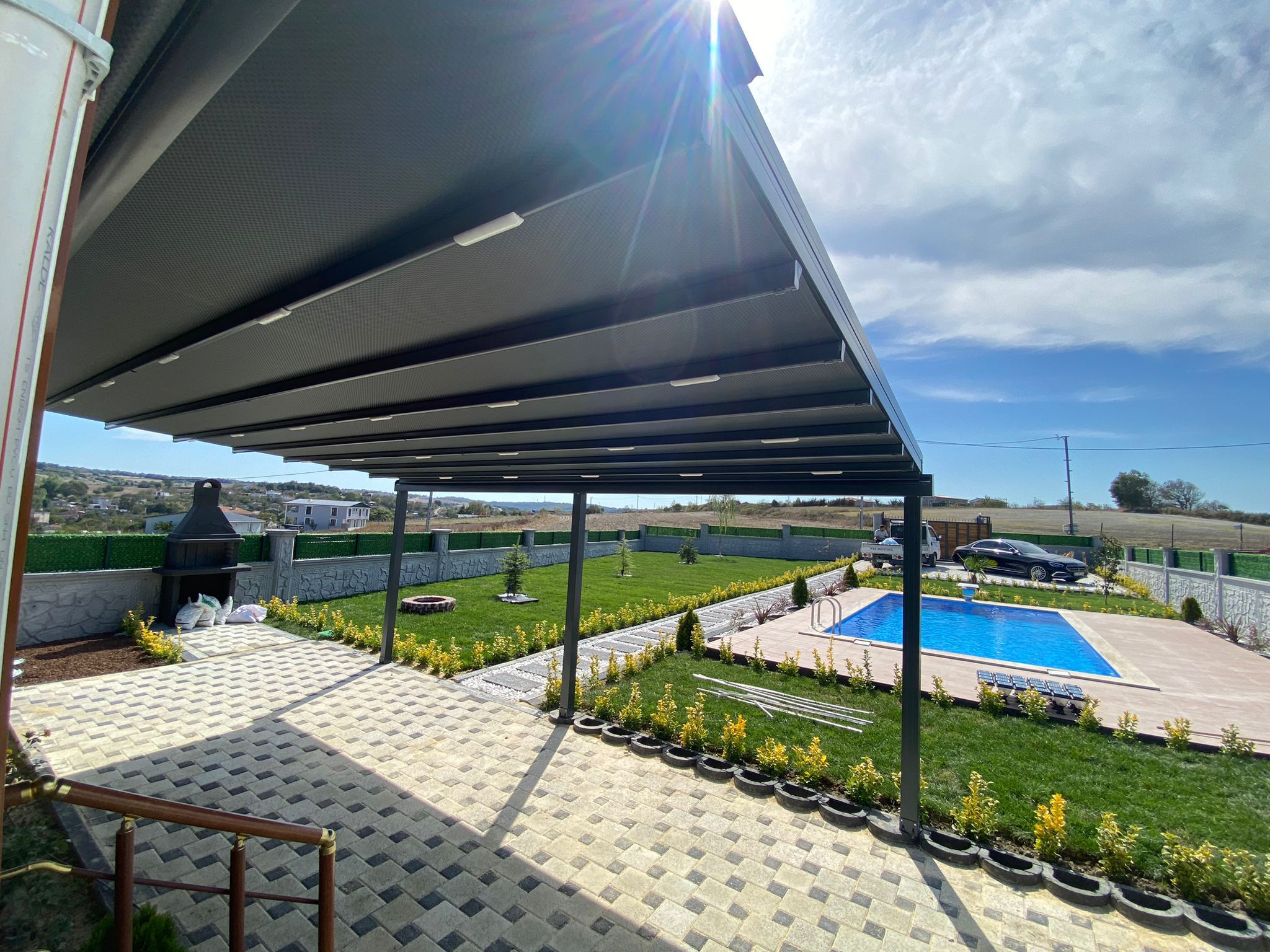 istanbul bah&ccedil;e pergola